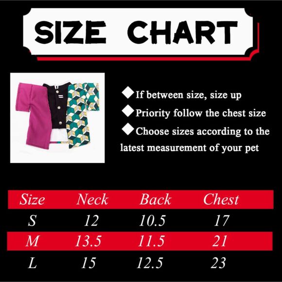 🐾 Coomour Dog Costume Demon Hunter Kimono Purple Small Pet Clothes - Picture 6 of 6